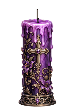 Violettes Rosenkreuz